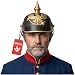 Nicky Bigs Novelties German Plastic Pickelhaube Spiked Officer Helmet Costume, One Size