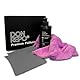 Don Repo Auto Politur Set – S1 Schleifpaste Heavy Cut mit P2500 Schleifpapier & Mikrofasertuch – Kratzer entfernen & Lack aufbereiten – Premium Autopflege für tiefen Glanz