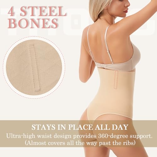 Image of Thong Shapewear for Women Tummy Control Underwear Butt Lifter Panties Seamless Body Shaper