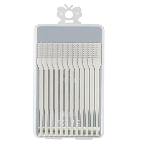 Double Head Nose Hair Trimmer - Portable 2-in-1 Nose Hair Remover, Manual Nose Cleaning Device, 360 Degree Rotating Nostril Cleaning Scissors