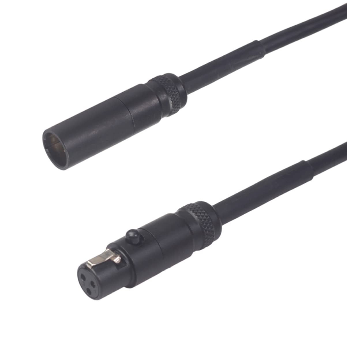 Toyvian 3 Pezzi 3 Pin Mini Maschio A Femmina Cavo Di Prolunga Microfono Schermato Ad Alta Fedeltà Nero Per Telecamere