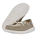 HEYDUDE Girl's Wendy Y Metallic Sparkle Gold Size 3 | Youth's Shoes | Youth Slip-on Loafers | Comfortable & Light-Weight