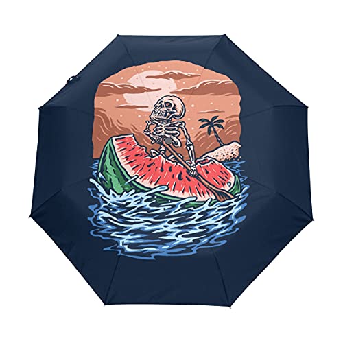 Parapluie pliant automatique anti-UV et tempête pour voyage
