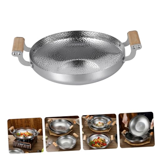 Wok de Acero Inoxidable con Doble Asa VALICLUD miniatura 5