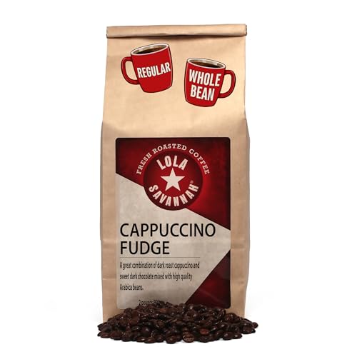 Lola Savannah Cappuccino Fudge Whole Bean Caffeinated Coffee