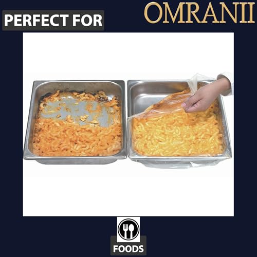 Heavy Duty Value Plus Poly Pan Liner, 0.80Mil 34\" X 18\" & 100 Bags | PTL Material, Use for Food Protection and Containment | Quality Control Liner