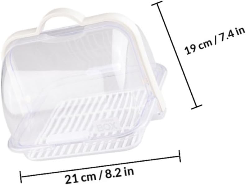Vaguelly Bottle Milk Bottle Rack Portable Draining Rack with Sealing Storage Box for Kitchen Countertop Organization