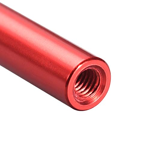 Uxcell 5 Pcs M3X55Mm Round Aluminum Standoff Column Spacer Female Red For Drone Fpv Quadcopter Racing Rc Multirotors Parts Diy #TOP2