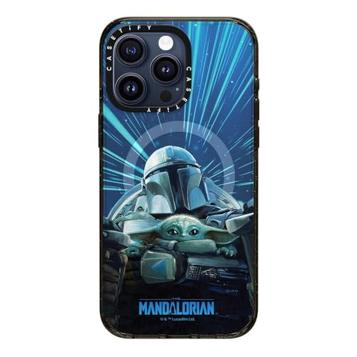 Coque iPhone 15 Pro Max CASETiFY Mandalorian compatible MagSafe noir transparent - 2
