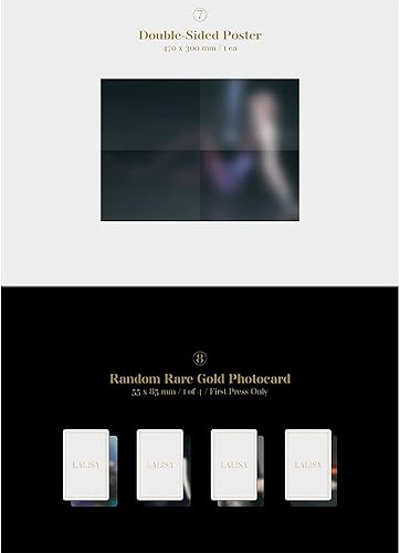 Miniatura 6 de LALISA LISA Primer álbum sencillo (GOLD VER.)