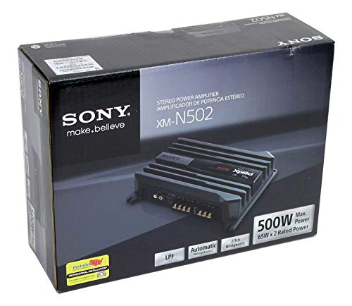 Image of (Refurbished) Sony XMN502 2 /1 Channel 500-Watt Amplifier (Black)