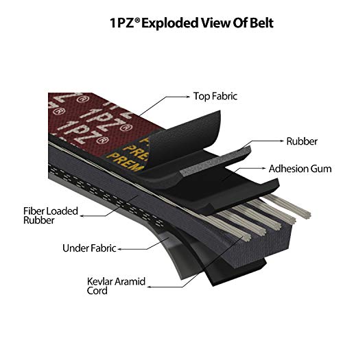 1Pz V1P-J55 Starter Belt & Clutch Drive Belt Replacement For Yamaha G2 G5 G8 G9 G11 G14 Golf Cart J55-G6241-00-00 Jn6-H1173-00 #TOP1
