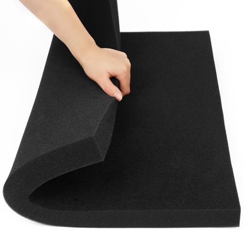 APXEL Tampons Filtrants en Mousse, 50 PPI Mousse Réutilisables Filtre, Mousses Filtre Aquarium, Lavable 47×47×4 cm Coupés n'importe Quelle Taille pour...