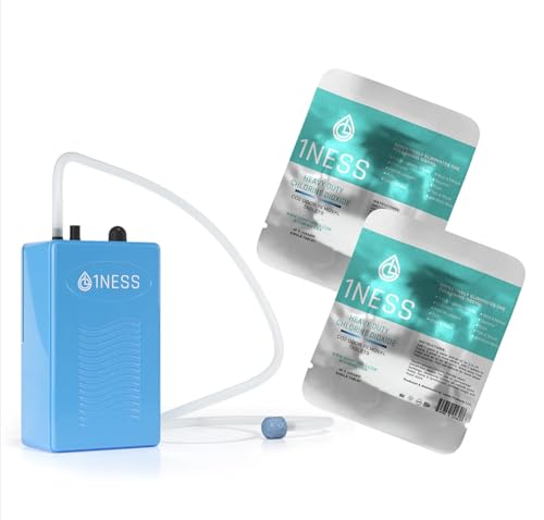 1ness Professional Premium Extra Strength Chlorine Dioxide Odor Neutralizing Kit with Aerator