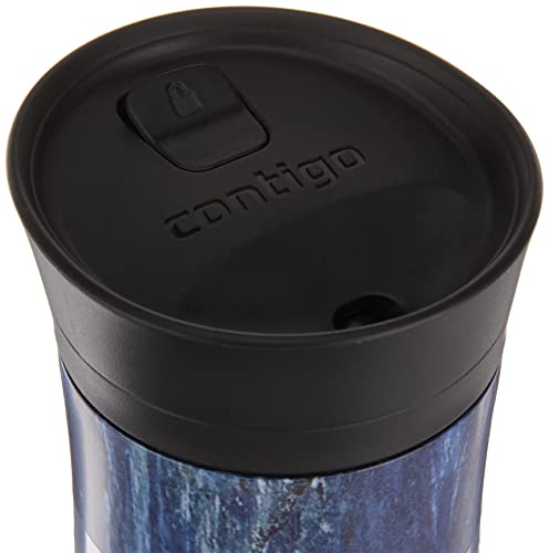 Contigo Pinnacle Vacuum-Insulated Stainless Steel Travel Mug With Spill-Proof Lid, Reusable Coffee Cup Or Water Bottle With Leak-Proof Lid, Keeps Drinks Hot Or Cold For Hours, 14Oz Blue Slate #TOP5