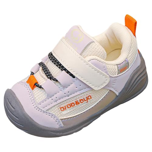 IWIHMIV Girls Sneakers Kids Non Slip Soft Soled Tennis Shoes Boys Casual Lightweight Breathable Running Walking Shoes