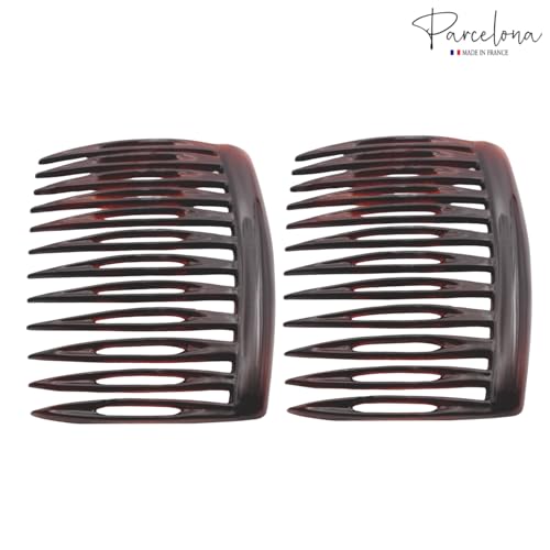 Peines laterales Parcelona French Set 2 curvos 6.35 cm miniatura 5