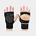 Zkbszn 1 Pair Weightlifting Gloves with Wrist Support Lifting Gloves with Wrist Straps for Powerlifting Pull Up Deadlifting