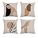 anaan Tropic Fundas de Cojines Terciopelo Doble Cara Impresa 45x45 cm Almohadas Fundas Cuadradas para Sala de Estar sofás Decorativa Diseño Juego de 4