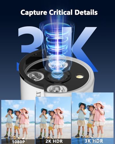 Image of OOSSXX Ultra Wide-Angle 5MP Wired Outdoor PoE IP Cameras for Home Security Outdoor Camera System Video Surveillance