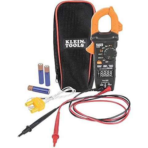 Klein Tools TOOLS Digitales Zangenmessgerät, automatische Reichweite, 400 A, misst elektronische Spannung, AC/DC Strom, Widerstand und TRMS CL390 Cover