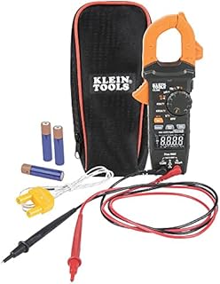 Klein Tools CL390 Digital Clamp Meter, Reverse Contrast Display, Auto Ranging 400A AC/DC, AC/DC Voltage,TRMS, DC Microamps, Temp, NCVT, More