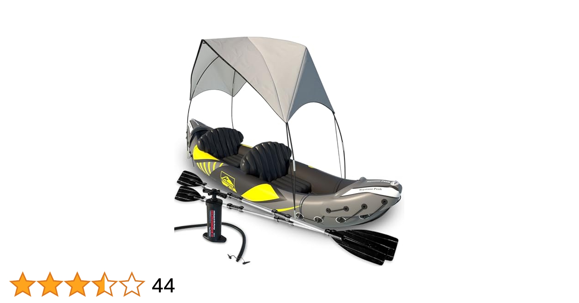 KP Inflatable Kayak 2 Person with Sun Canopy ... - Amazon.com