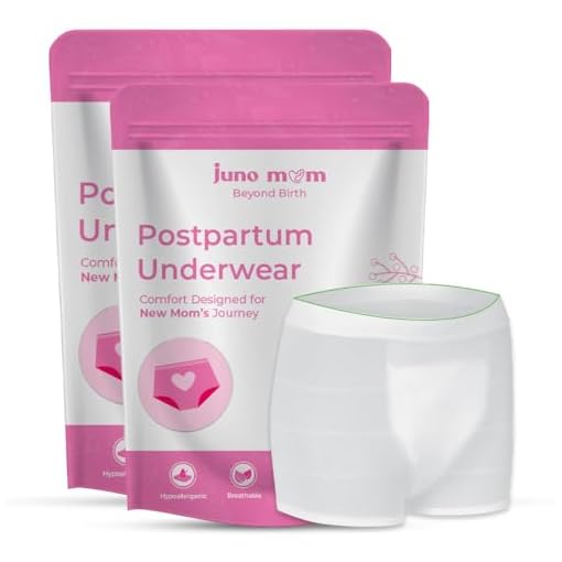 Juno-Mom-Maternity-Panty-for-Extra-Heavy-Flow-New-Mom-Maternity-Underwear-Postpartum-Diapers-Disposable-Underwear-for-Women-Leak-Proof-Anti-Rash-Prevents-UTI-Pack-of-7-Set-of-2-BoxXXL Juno Mom Maternity Panty for Extra Heavy Flow | New Mom Maternity Underwear | Postpartum Diapers | Disposable Underwear for Women | Leak Proof | Anti Rash | Prevents UTI | Pack of 7, Set of 2 Box(XXL)