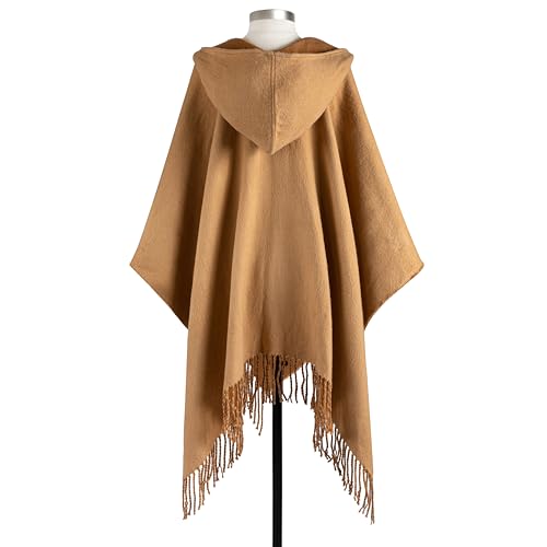 DEMDACO Your Journey Hooded With Pockets Women's One Size Soft Knit Acrylic Blend Shawl Kimono Wrap in Gifting Box2