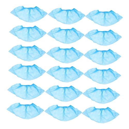 TIDTALEO Elastic Opening Shoes Covers 100 Pack Non-woven Fabric Disposable Lightweight Shoes Random