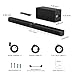 immagine 7Bomaker SoundBar Con Subwoofer 2.1 Canali Bluetooth 5.0, 100W/110db, Suono Surround Altoparlante Sistema Home Cinema, Ingresso ottico/Aux/TF/USB, Kit di Montaggio a Parete, 5 Modalità Audio