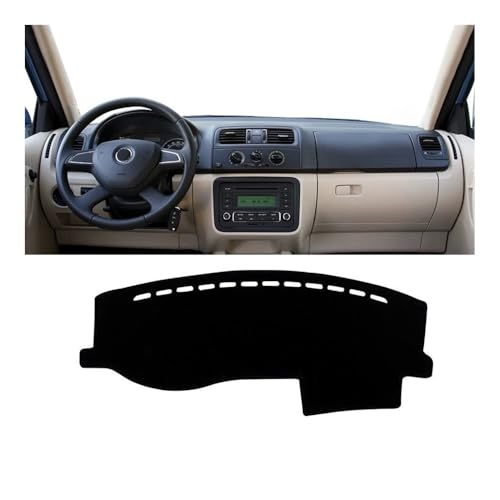 Tapis de protection tableau de bord contre les reflets pour Skoda Fabia 2
