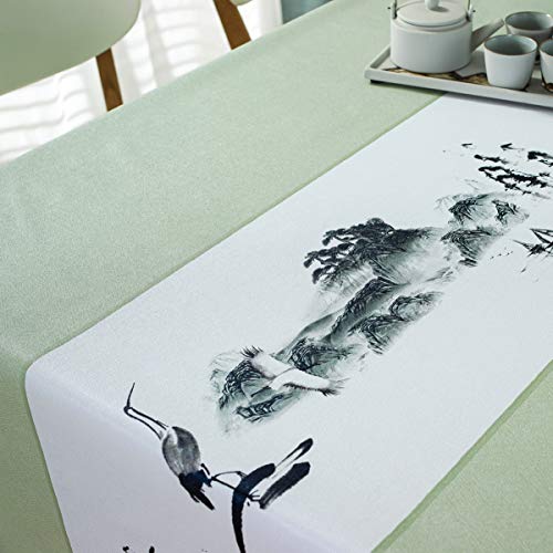Nappe de table anti tache PVC vert Bigood pour protéger