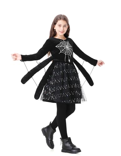 Disfraz de Araña para Niñas Talla 8-10 Años miniatura 3