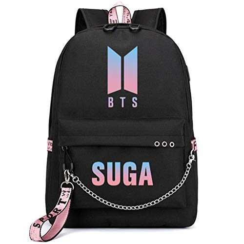 BTS Bangtan Boys Mochila Artículos de Regalo KPOP Bolsa para computadora portátil Escuela