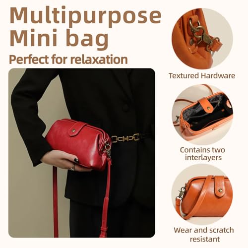 Langrents Leather Retro Handmade Bag,Langrents Travel Waterproof Shoulder Bag for Women4