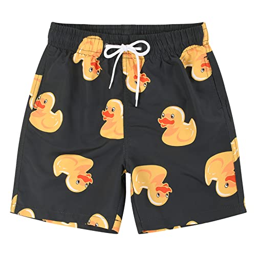 SNOW DREAMS Boys Swim Trunks Quick Dry Swim Shorts Lightweight Bathing Suits Side Pocket