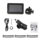 TIKATARER Handlebar Bike Mirror, 1080P AHD Rear View Camera with 5