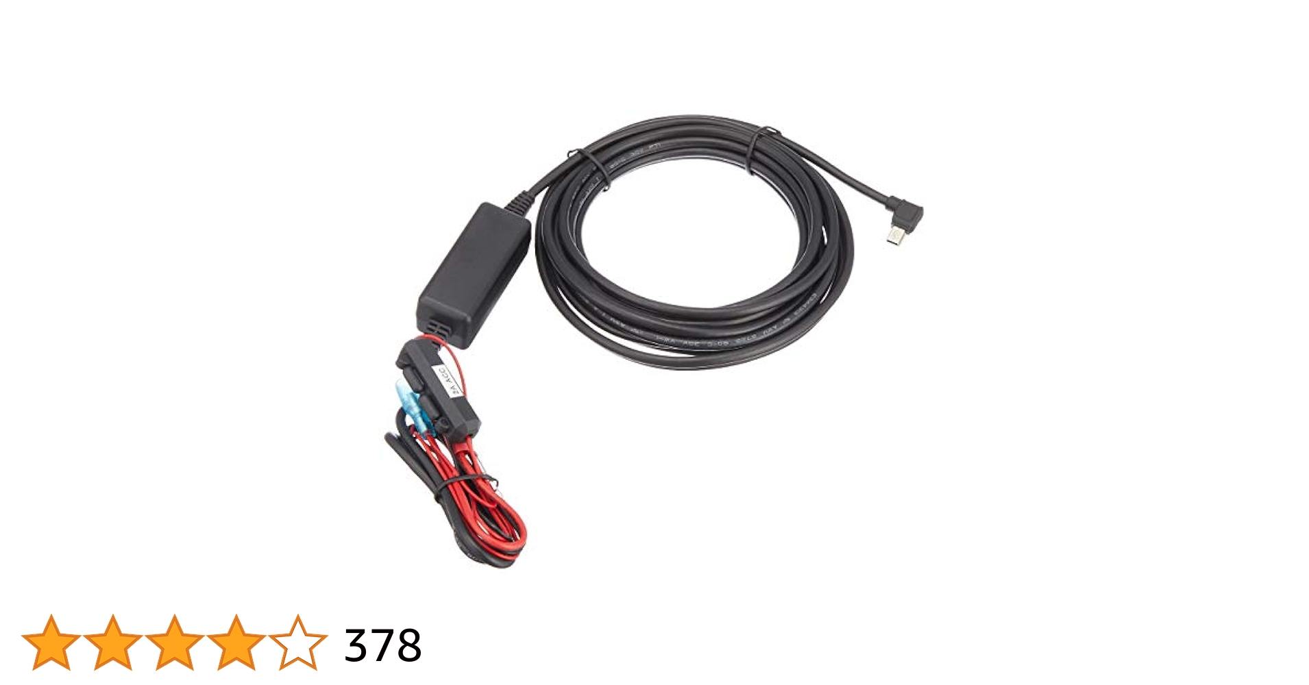 KENWOOD DRV-MR450⇒電源ケーブルCA-DR250 ( SS ) JVCケンウッド ケンウッド CA-DR250 ドライブレコーダー用 車載