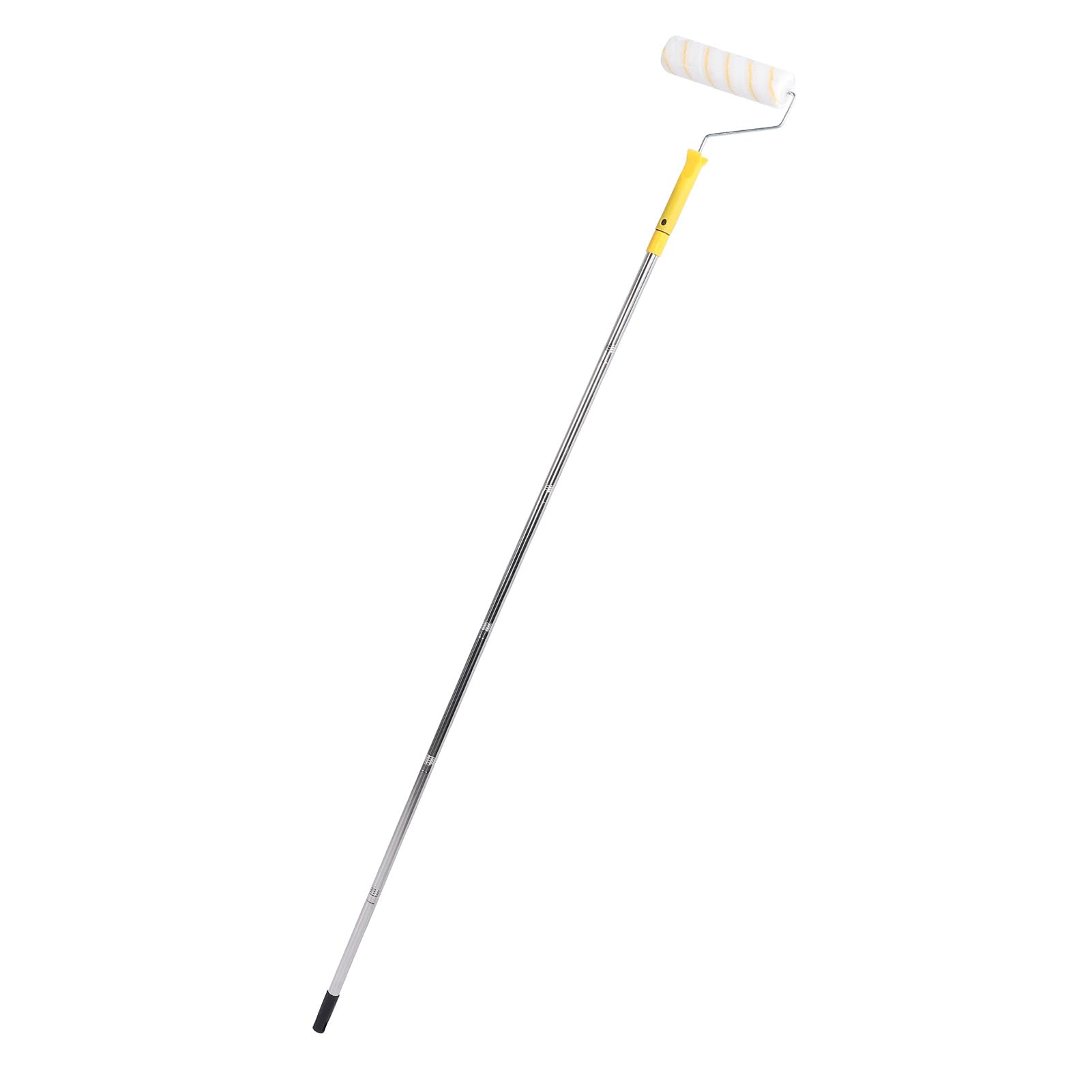 Professal - Set di rulli per pittura con rulli di ricambio, aste in acciaio inox, vassoio in metallo, strumenti per pareti, soffitti e applicazioni in pelliccia