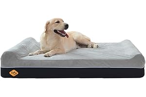Laifug Orthopedic Memory Foam Grey Dog Bed