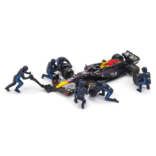 Modelo de Auto de Carreras F1 RB20 1/43 con Figuras miniatura 3
