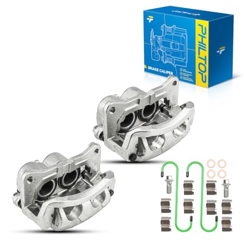 Image of PHILTOP Brake Caliper for 2011-2014 Ford Edge | Front Caliper for 2007-2015 Mazda CX-9, 2011-2015 Lincoln MKX