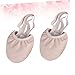 HAPINARY 1pair Elastic Band Dance Shoes for Adults Half Toe Ballet Shoes Non- Breathable Design for Ballet Yoga Modern Dance Material
