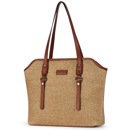 Blucoay Large Capacity Straw Tote