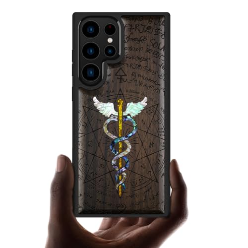 Coque bois Galaxy S23 Ultra étui luxe gravé idée cadeau homme