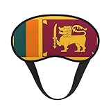 masque paon sri lanka signification Tissu satiné : fabriqué à partir de tissu satiné de polyester, ce masque pour les yeux imprimé drapeau du Sri Lanka offre des capacités supérieures de blocage de la lumière, assurant douceur et confort pour une expérience de port améliorée.