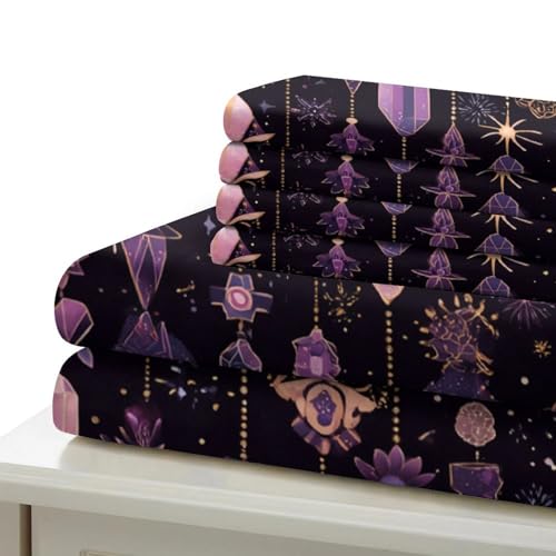 Housse de couette protéa 260x220 cm en microfibre imprimée 3D - 7