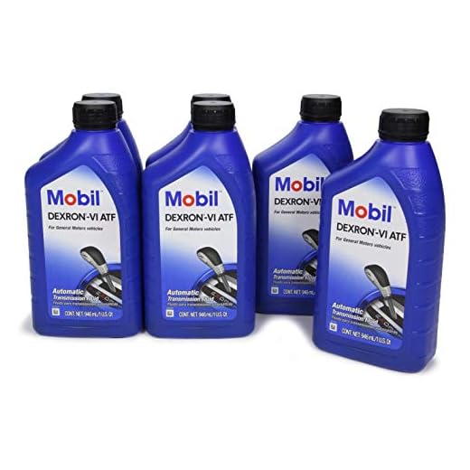 Mobil 1 Transmission Fluid - Dexron-VI - ATF - Synthetic - 1 qt - Set of 6