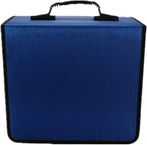 Miniatura 3 de CD/DVD Case Holder Organizer Wallet Sleeves Booklet Binder,Storage 400 Capacity Disc(Blue) Azul,Gris,Rosa,https://www.amazon.com/dp/undefined